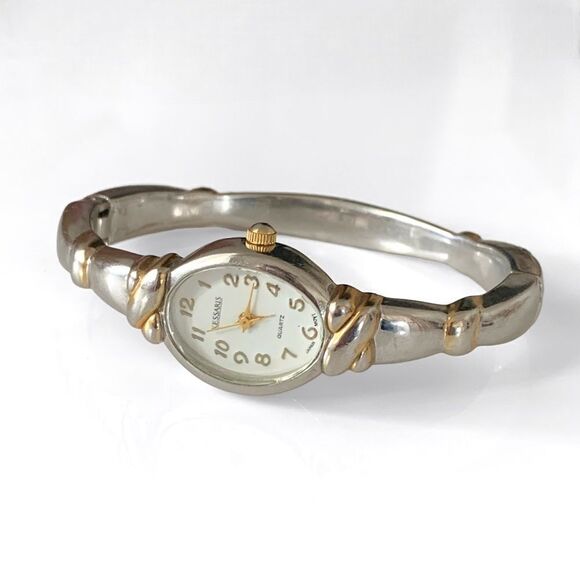 Kessaris Silver & Gold Bracelet Watch - Picture 1 of 6